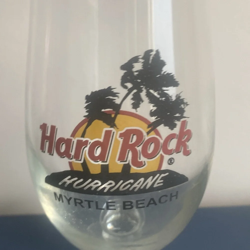 Hard‎ Rock Myrtle Beach Hurricane Glass Set